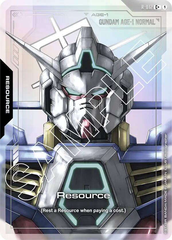 Gundam Card Game: Resource (R-012) (C+) card image