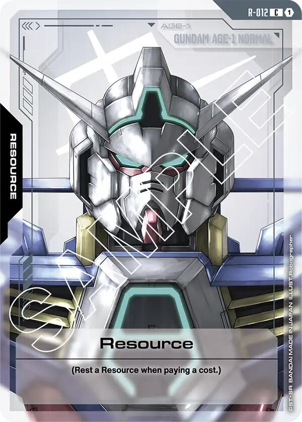 Gundam Card Game: Resource (R-012) card image