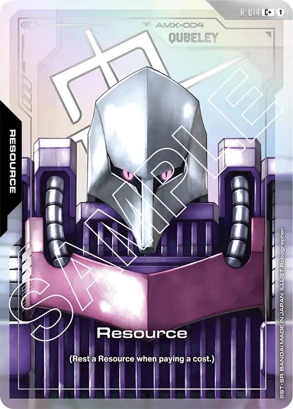 Gundam Card Game: Resource (R-014) (C+) card image