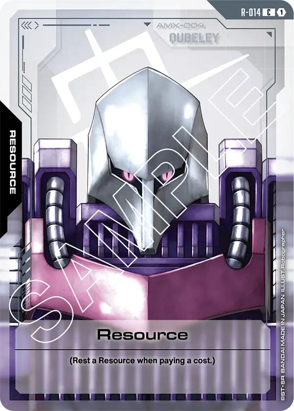 Gundam Card Game: Resource (R-014) card image