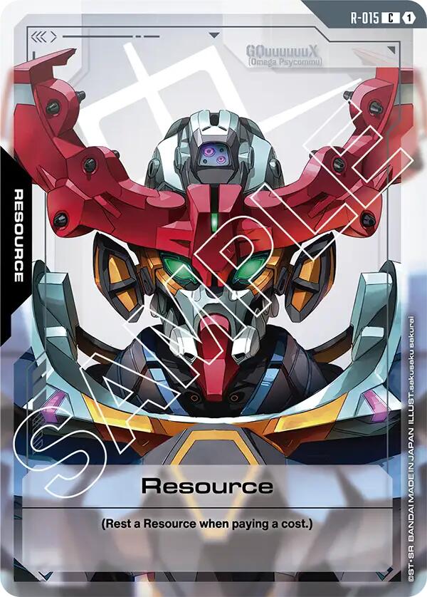 Gundam Card Game: Resource (R-015) card image