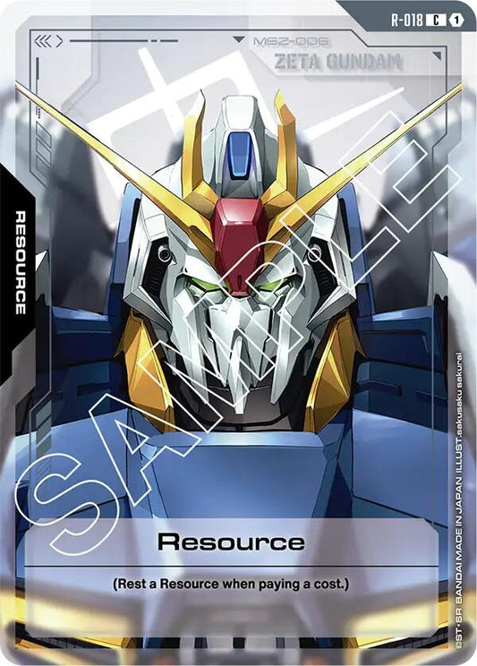 Gundam Card Game: Resource (R-018) card image