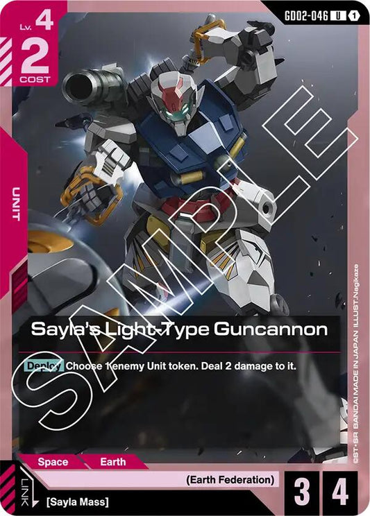 Gundam Card Game: Sayla's Light-Type Guncannon card image