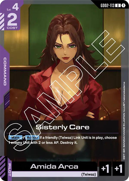 Gundam Card Game: Sisterly Care card image