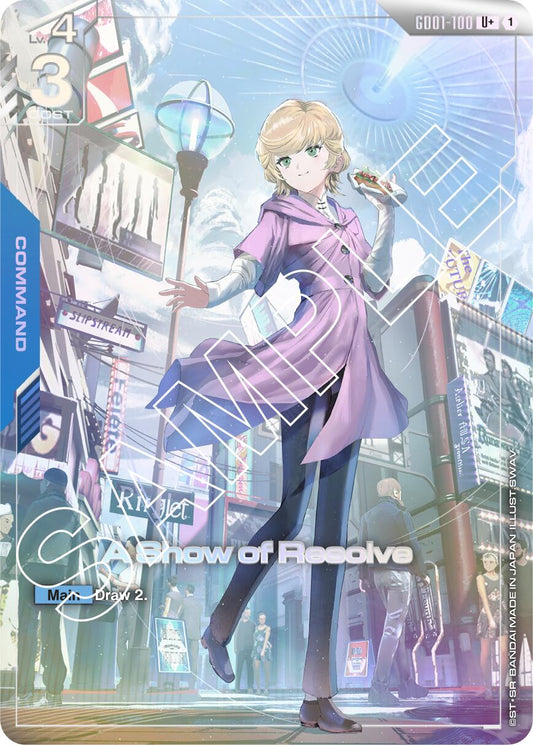 Gundam Card Game: A Show of Resolve (U+) card image