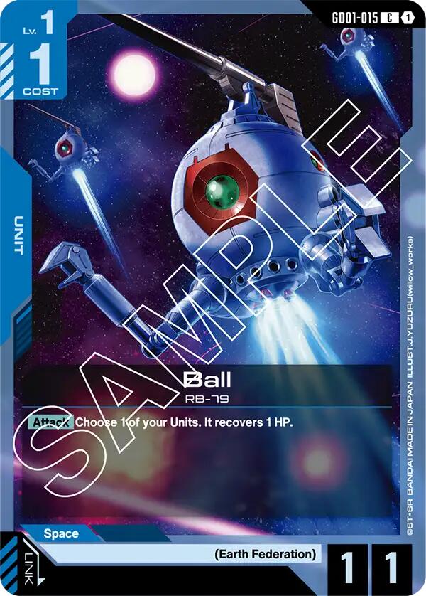 Gundam Card Game: Ball card image