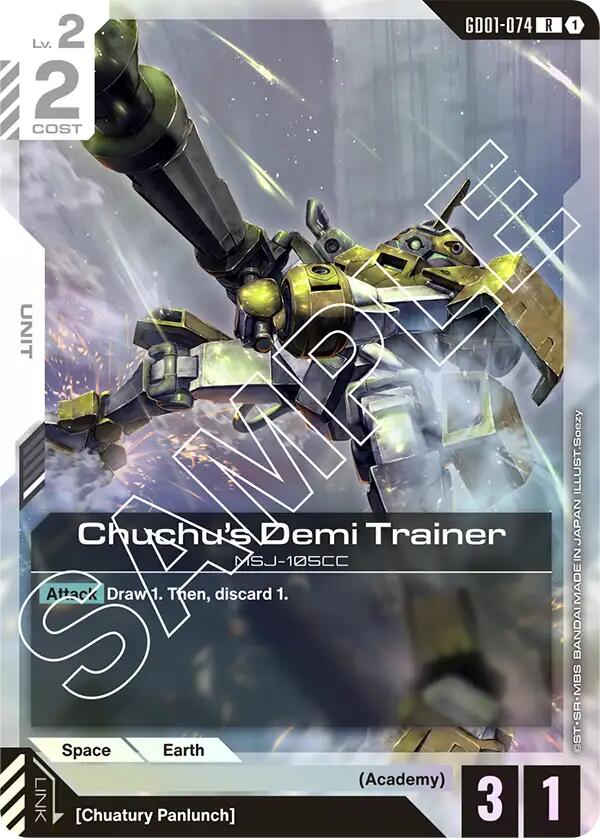 Gundam Card Game: Chuchu's Demi Trainer card image