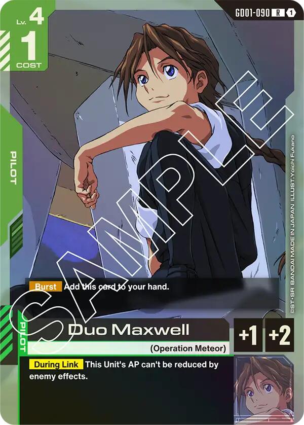Gundam Card Game: Duo Maxwell card image