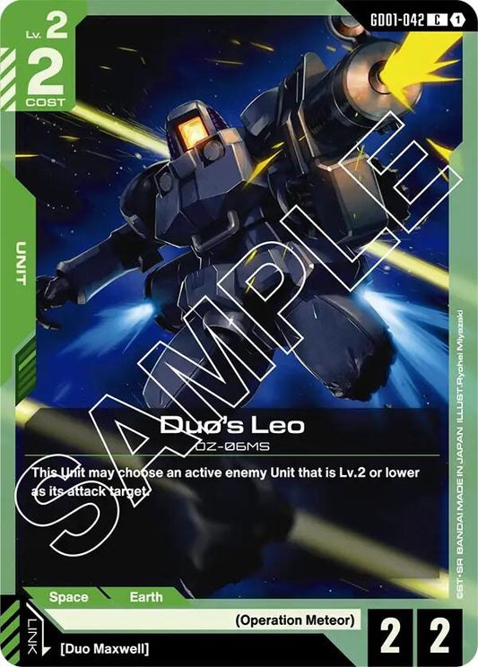 Gundam Card Game: Duo's Leo card image