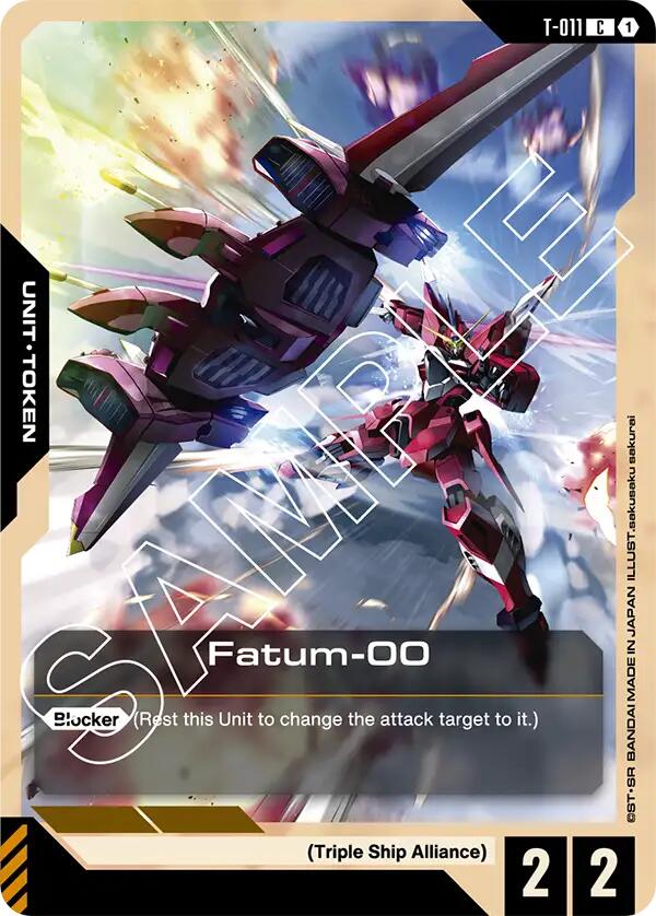 Gundam Card Game: Fatum-00 (T-011) Token card image