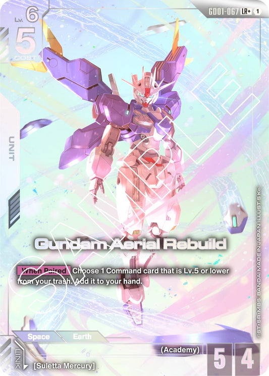 Gundam Card Game: Gundam Aerial Rebuild (LR+) card image