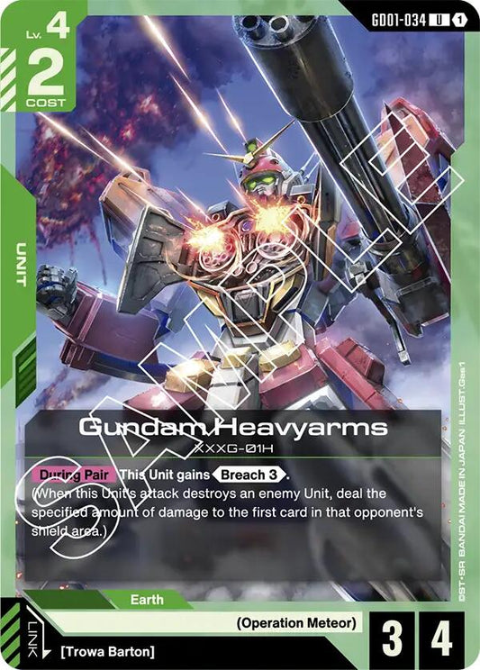 Gundam Card Game: Gundam Heavyarms card image