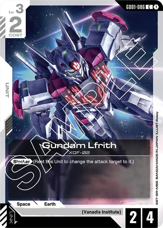 Gundam Card Game: Gundam Lfrith card image