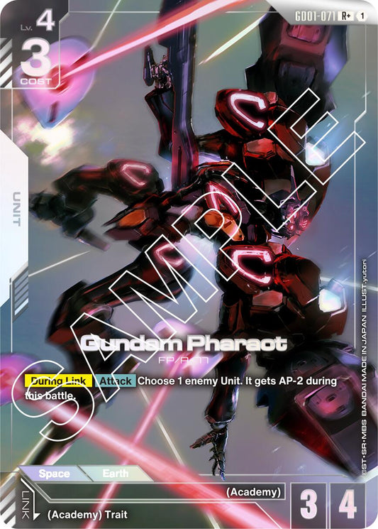 Gundam Card Game: Gundam Pharact (R+) card image