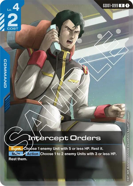 Gundam Card Game: Intercept Orders card image