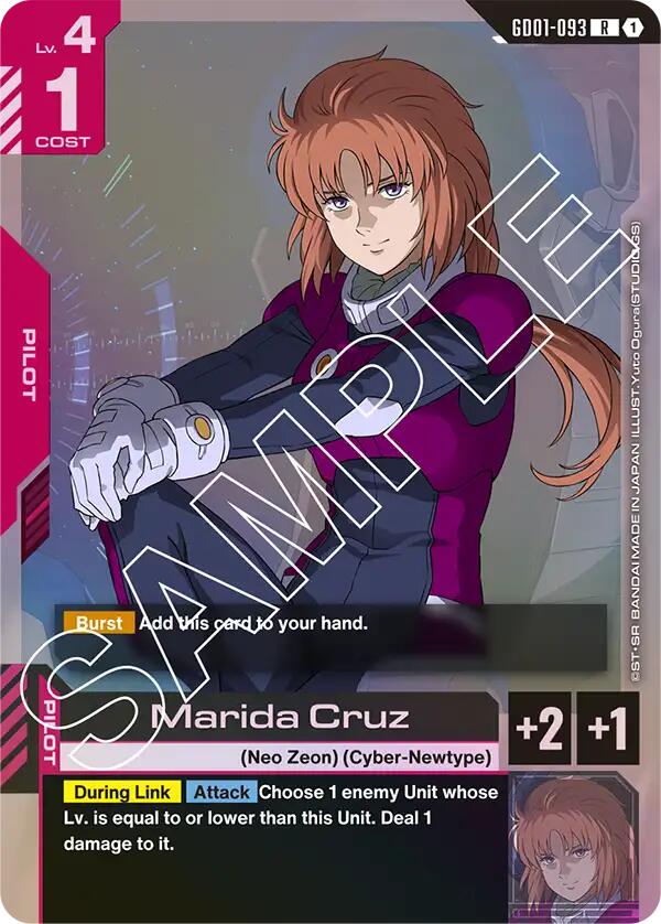 Gundam Card Game: Marida Cruz card image