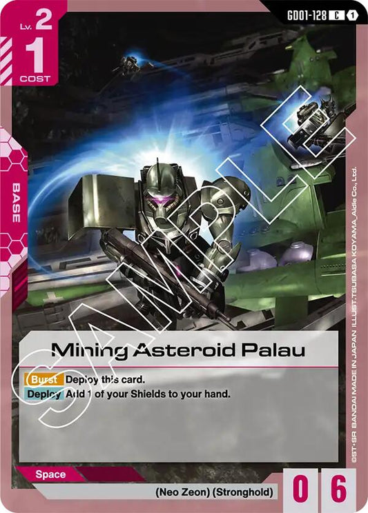 Gundam Card Game: Mining Asteroid Palau card image