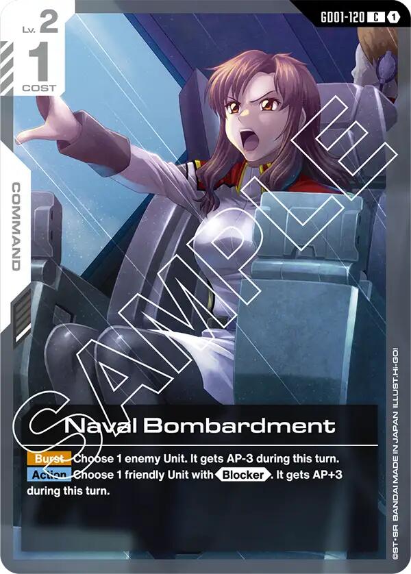 Gundam Card Game: Naval Bombardment card image