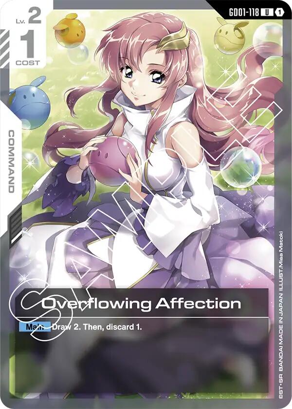 Gundam Card Game: Overflowing Affection card image