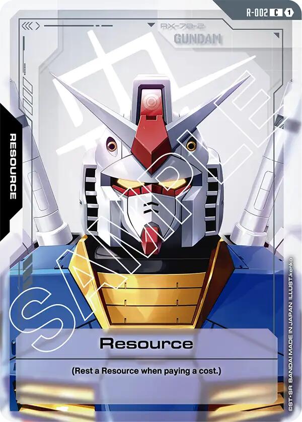 Gundam Card Game: Resource (R-002) card image