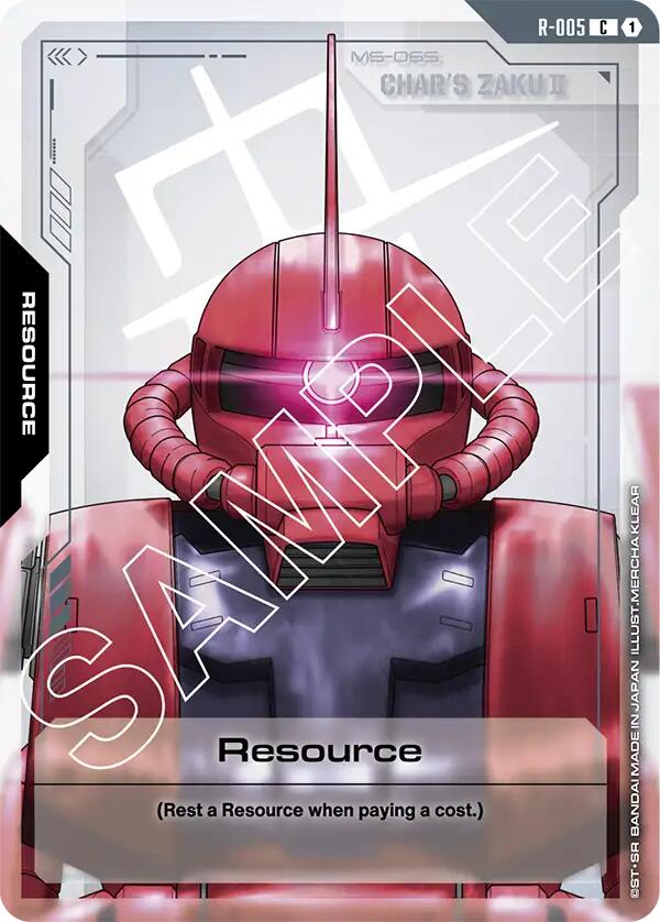 Gundam Card Game: Resource (R-005) card image