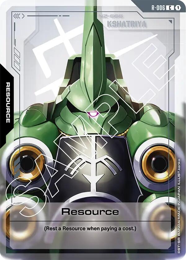 Gundam Card Game: Resource (R-006) card image