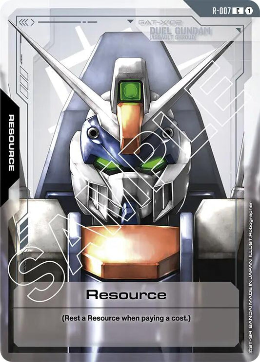 Gundam Card Game: Resource (R-007) card image