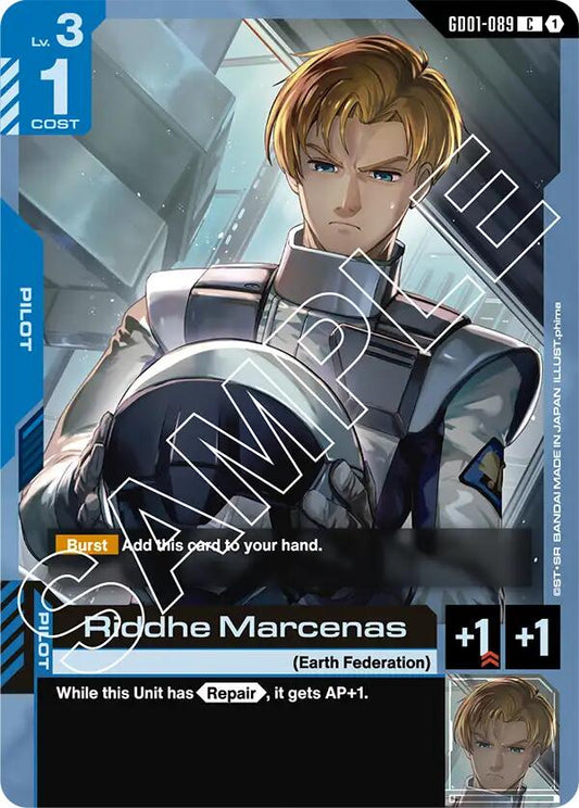 Gundam Card Game: Riddhe Marcenas card image