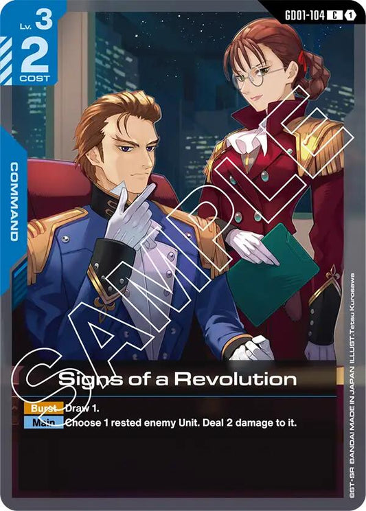 Gundam Card Game: Signs of a Revolution card image
