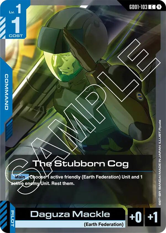 Gundam Card Game: The Stubborn Cog card image