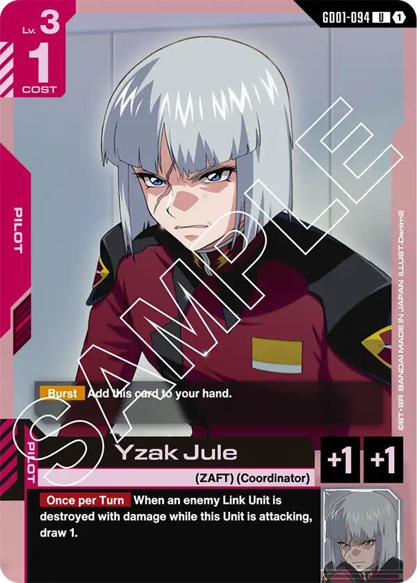 Gundam Card Game: Yzak Jule card image