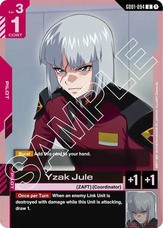Gundam Card Game: Yzak Jule card image