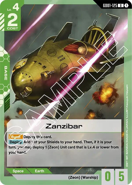Gundam Card Game: Zanzibar card image