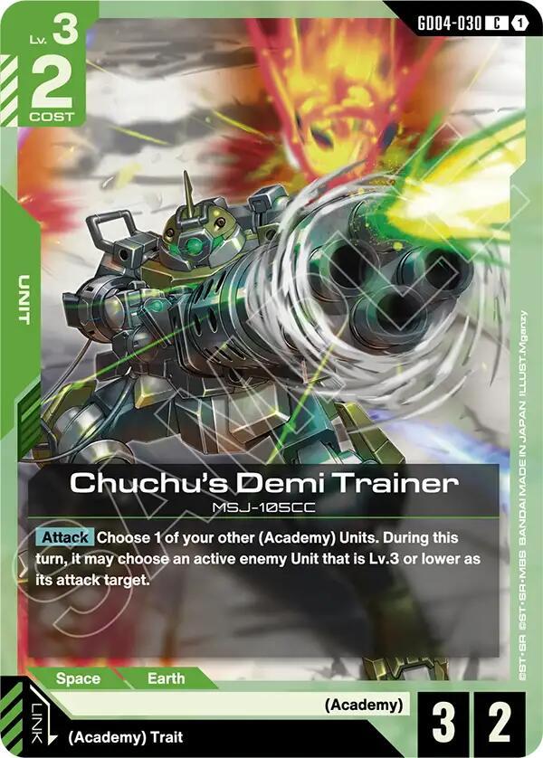 Gundam Card Game: Chuchu's Demi Trainer card image