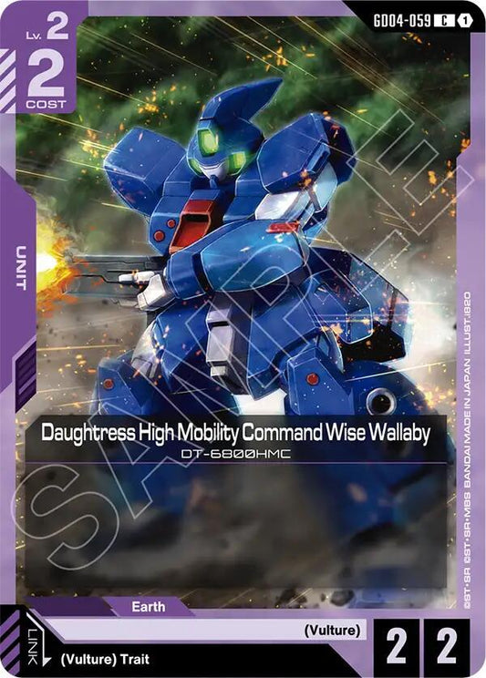 Gundam Card Game: Daughtress High Mobility Command Wise Wallaby card image
