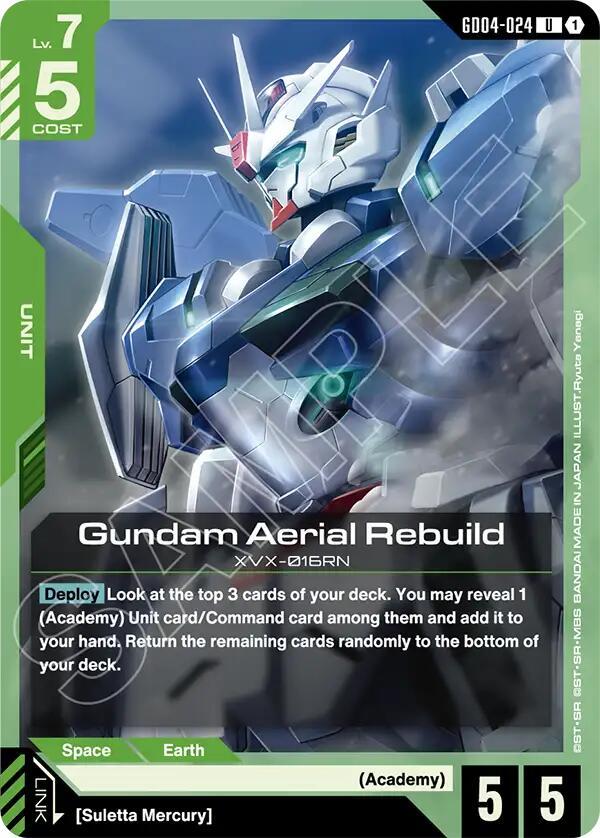 Gundam Card Game: Gundam Aerial Rebuild card image