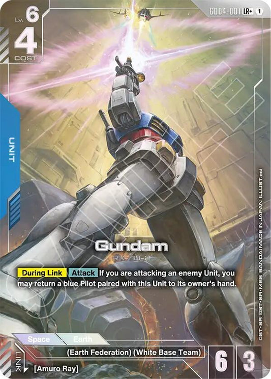 Gundam Card Game: Gundam (GD04-001) (LR+) card image