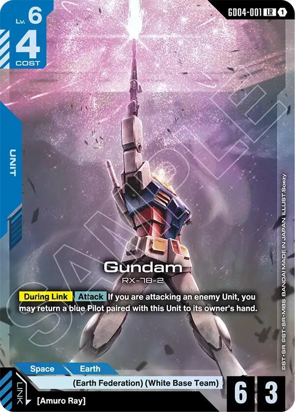 Gundam Card Game: Gundam (GD04-001) card image