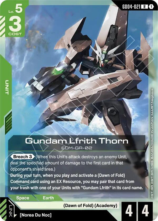 Gundam Card Game: Gundam Lfrith Thorn card image