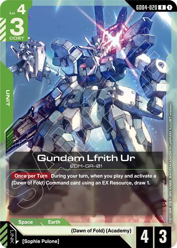 Gundam Card Game: Gundam Lfrith Ur card image