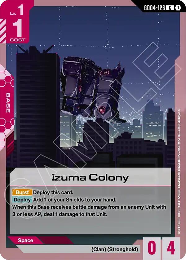 Gundam Card Game: Izuma Colony card image