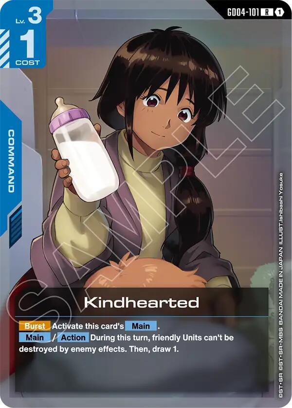 Gundam Card Game: Kindhearted card image