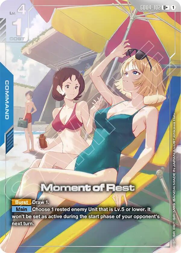 Gundam Card Game: Moment of Rest (U+) card image