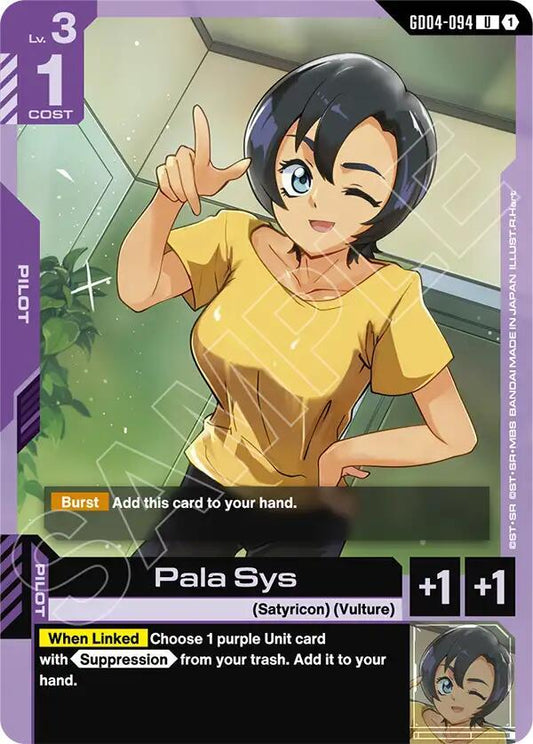 Gundam Card Game: Pala Sys card image