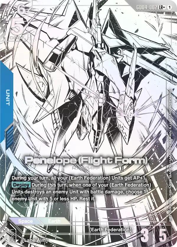 Gundam Card Game: Penelope (Flight Form) (LR+) card image