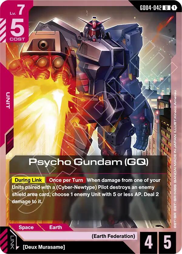 Gundam Card Game: Psycho Gundam (GQ) card image