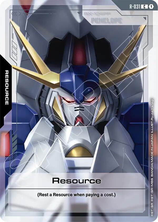 Gundam Card Game: Resource (R-031) card image