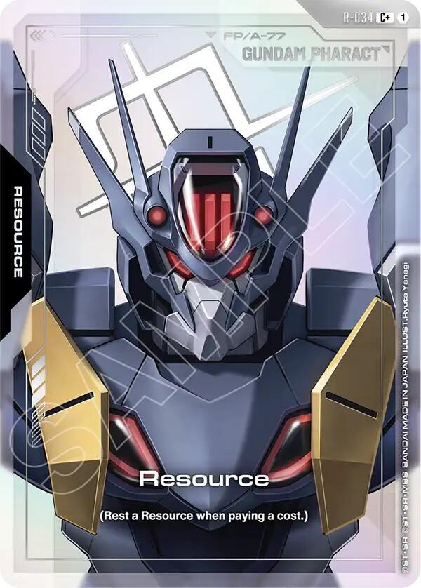 Gundam Card Game: Resource (R-034) (C+) card image