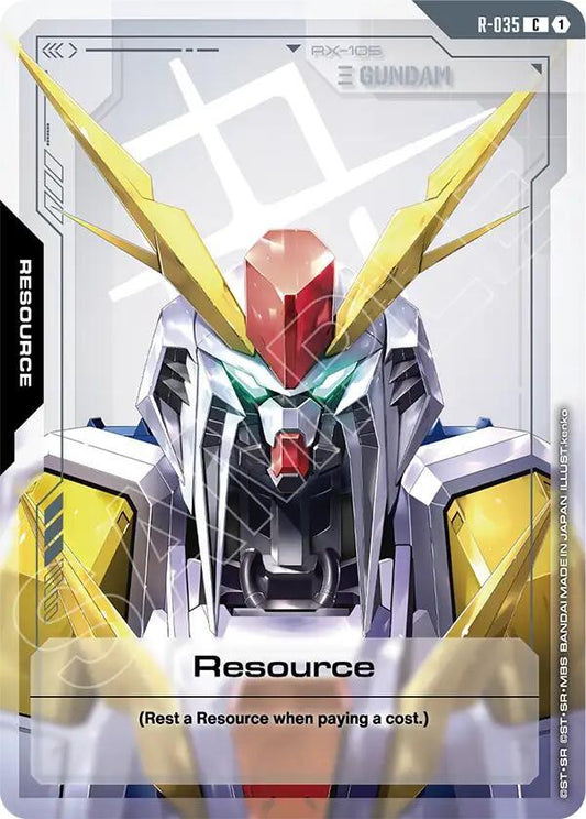 Gundam Card Game: Resource (R-035) card image