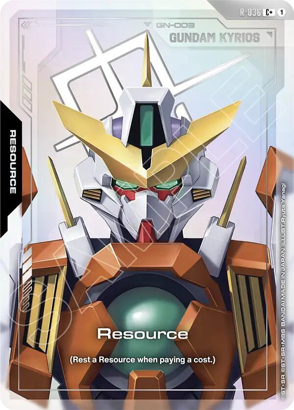 Gundam Card Game: Resource (R-036) (C+) card image